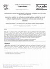Research paper thumbnail of Innovative Solution of Vertical Axis Wind Turbine, Suitable for Naval Industry Implementation (Numerical Methods and Analythical Calculus)