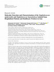 Research paper thumbnail of Molecular Detection and Characterization of the Staphylococcus epidermidis and Staphylococcus haemolyticus Isolated from Hospitalized Patients and Healthcare Workers in Iran