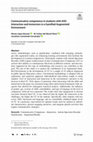 Research paper thumbnail of Communicative competence in students with ASD: Interaction and immersion in a Gamified Augmented Environment