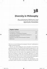 Research paper thumbnail of Diversity in Philosophy
