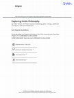 Research paper thumbnail of Review of Ankur Barua, Exploring Hindu Philosophy