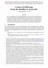 Research paper thumbnail of Causes of Suffering: From the Buddha to Ayurveda (accepted manuscript)