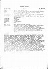 Research paper thumbnail of The Grammatical Form Class of Verbs and the Operant Conditioning of Word Classes. Report from the Motivated Learning Project