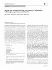 Research paper thumbnail of Special issue on smart tourism: convergence of information technologies, experiences, and theories