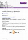 Research paper thumbnail of Customer engagement in a Big Data world