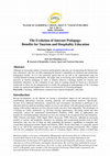 Research paper thumbnail of The Evolution of Internet Pedagogy: Benefits for Tourism and Hospitality Education