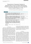 Research paper thumbnail of Characteristic of Anatomical Variations in Paranasal Sinus CT-Scan of Chronic Rhinosinusitis Patients at the ENT Clinic Prof. Dr. I.G.N.G Ngoerah General Hospital Denpasar in 2021