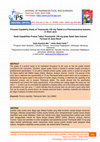 Research paper thumbnail of Studi Kapabilitas Proses Tablet Thiamazole 100 mg pada Salah Satu Industri Farmasi di Jawa Barat