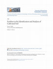 Research paper thumbnail of Fertilizer in the Identification and Analysis of Cultivated Soil