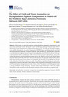 Research paper thumbnail of The Effect of Cold and Warm Anomalies on Phytoplankton Pigment Composition in Waters off the Northern Baja California Peninsula (México): 2007–2016