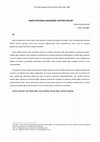 Research paper thumbnail of Poli̇ti̇ka Çözümlemesi̇nde Bi̇r Araç Olarak Poli̇ti̇ka Aği Yaklaşimi