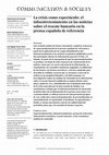 Research paper thumbnail of La crisis como espectáculo: el infoentretenimiento en las noticias sobre el rescate bancario en la prensa española de referencia