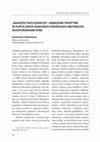 Research paper thumbnail of „Bhadžis Paplūdimyje“: Hibridinė Tapatybė Ir Populiarieji Diskursai Didžiosios Britanijos Diasporiniame Kine