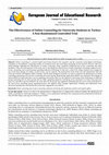 Research paper thumbnail of The Effectiveness of Online Counseling for University Students in Turkey: A Non-Randomized Controlled Trial
