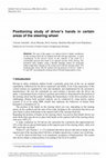 Research paper thumbnail of Positioning study of driver's hands in certain areas of the steering wheel
