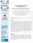 Research paper thumbnail of The Agent Preference in Visual Event Apprehension