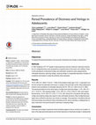 Research paper thumbnail of Period Prevalence of Dizziness and Vertigo in Adolescents