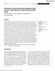 Research paper thumbnail of Performance of ANN, SVM and MLH techniques for land use/cover change detection at Sultan Marshes wetland, Turkey