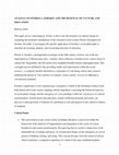 Research paper thumbnail of AN ESSAY ON PITIRIM A. SOROKIN AND THE RENEWAL OF CULTURE AND EDUCATION