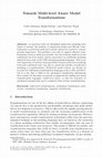 Research paper thumbnail of Towards Multi-level Aware Model Transformations