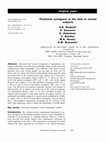 Research paper thumbnail of Positional nystagmus in the dark in normal subjects
