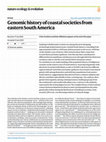 Research paper thumbnail of Genomic history of coastal societies from eastern South America