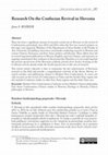 Research paper thumbnail of Research On the Confucian Revival in Slovenia