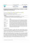 Research paper thumbnail of Investigation of the Importance of Machine Sequence Flexibility on A Flexible Manufacturing System Performance