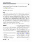 Research paper thumbnail of Comparable quantification methodologies in archaeobotany -a work-in-progress and debate