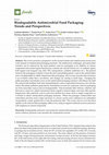 Research paper thumbnail of Biodegradable Antimicrobial Food Packaging: Trends and Perspectives