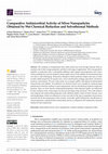 Research paper thumbnail of Comparative Antimicrobial Activity of Silver Nanoparticles Obtained by Wet Chemical Reduction and Solvothermal Methods