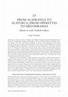 Research paper thumbnail of From Alafranga to Alaturca, From Operettas to Melodramas: Music in Early Turkish Talkies
