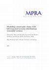 Research paper thumbnail of Modelling Catastrophe Claims with Left-Truncated Severity Distributions (Extended Version)