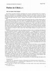 Research paper thumbnail of Thebes in Cilicia-2