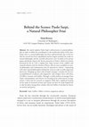 Research paper thumbnail of “Behind the Scenes: Paolo Sarpi, a Natural Philosopher Friar.” JEMS (Journal of Early Modern Studies 9.1 (2020): 67-97.