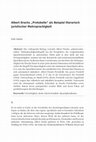 Research paper thumbnail of Albert Drachs "Protokolle" als Beispiel literarisch juristischer Mehrsprachigkeit