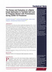 The Design and Evaluation of a Mobile based Application to Facilitate Self-care for Pregnant Women with Preeclampsia during COVID-19 Prevalence Cover Page