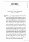 Research paper thumbnail of Christian vs liberal conceptions of human rights