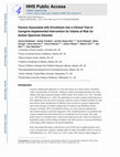 Research paper thumbnail of Factors associated with enrollment into a clinical trial of caregiver-implemented intervention for infants at risk for autism spectrum disorder
