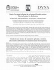 Research paper thumbnail of Study of a repair technique in carbonated blended mortars: Electrochemical re-alkalization