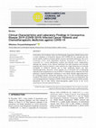 Research paper thumbnail of Clinical Characteristics and Laboratory Findings in Coronavirus Disease 2019 (COVID-2019) Infected Cancer Patients and Chemotherapeutic Medicines against COVID-19