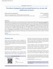 Research paper thumbnail of Prevalence of gingivitis and associated factors in 13–16-year-old adolescents in Greece