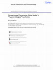 Research paper thumbnail of Consummate Phenomena: Oskar Becker's "Hyperontological" Aesthetics