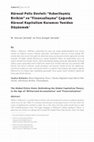 Research paper thumbnail of (2023) "Küresel Polis Devleti: 'Askerileşmiş Birikim' ve 'Finansallaşma' Çağında Küresel Kapitalizm Kuramını Yeniden Düşünmek", Praksis 61,  187-210