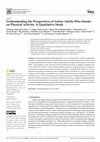 Research paper thumbnail of Understanding the Perspectives of Latino Adults Who Smoke on Physical Activity: A Qualitative Study