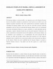 Research paper thumbnail of Insurance Template in Nigeria; Critical Assessment of Legislative Chronicle