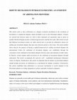 Research paper thumbnail of Dispute Mechanism in Petroleum Industry; an Overview of Arbitration Frontiers