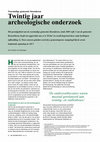 Research paper thumbnail of 2023. Twintig jaar archeologisch onderzoek in de voormalige gemeente Steenderen
