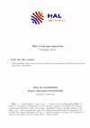 Research paper thumbnail of Dire n'est pas concevoir