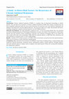 Research paper thumbnail of A Study to Detect Risk Factors of Chronic Subdural Hematoma Recurrence
